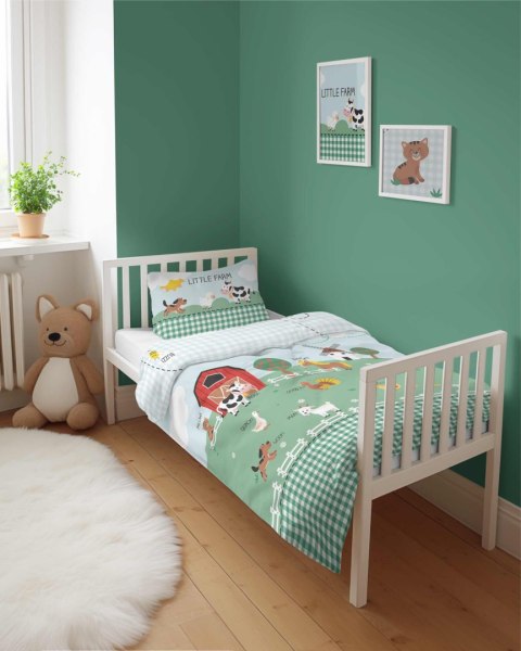 Pościel bawełniana 100x135 4991 A Farma miętowa błękitna niebieska Mayamoo 22 Pościel bawełniana 100x135 4991 A Farma miętowa błękitna niebieska Mayamoo 22