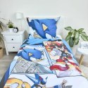 Pościel bawełniana 140x200 Sonic niebieska JF24 Pościel bawełniana 140x200 Sonic niebieska JF24