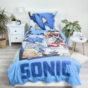 Pościel bawełniana 140x200 Sonic niebieska JF24 Pościel bawełniana 140x200 Sonic niebieska JF24