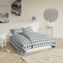 Pościel bawełniana 220x200 Krata szara I24 Pościel bawełniana 220x200 Krata szara I24
