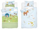 Pościel bawełniana 90x120 4991 B Farma zielona niebieska Mayamoo 22 Pościel bawełniana 90x120 4991 B Farma zielona niebieska Mayamoo 22