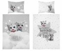 Pościel bawełniana 90x120 4994 B Kotki szara biała Mayamoo 22 Pościel bawełniana 90x120 4994 B Kotki szara biała Mayamoo 22