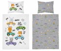 Pościel bawełniana 90x120 5000 B Auta szara kolorowa Mayamoo 22 Pościel bawełniana 90x120 5000 B Auta szara kolorowa Mayamoo 22