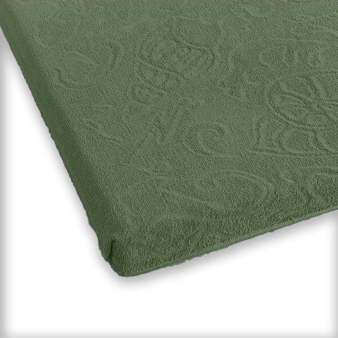 Prześcieradło frotte bez gumki 175x220 Tulipan 4 zielone 4044/ZE-039T żakardowe Zwoltex Prześcieradło frotte bez gumki 175x220 Tulipan 4 zielone 4044/ZE-039T żakardowe Zwoltex