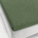 Prześcieradło frotte bez gumki 175x220 Tulipan 4 zielone 4044/ZE-039T żakardowe Zwoltex Prześcieradło frotte bez gumki 175x220 Tulipan 4 zielone 4044/ZE-039T żakardowe Zwoltex