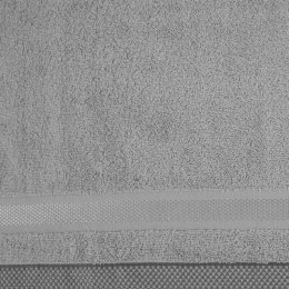 Ręcznik Abbie 70x140 srebrny 500 g/m2 frotte bawełniany Eurofirany