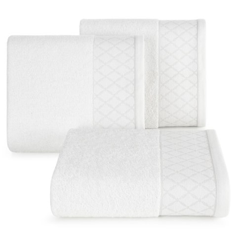 Ręcznik Layla 70x140 biały 500 g/m2 frotte bawełniany Eurofirany Ręcznik Layla 70x140 biały 500 g/m2 frotte bawełniany Eurofirany