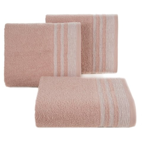 Ręcznik Mery 70x140 pudrowy róż 500 g/m2 frotte Eurofirany Ręcznik Mery 70x140 pudrowy róż 500 g/m2 frotte Eurofirany