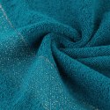 Ręcznik Nessy 30x50 turkusowy ciemny 500 g/m2 frotte bawełniany Eurofirany Ręcznik Nessy 30x50 turkusowy ciemny 500 g/m2 frotte bawełniany Eurofirany
