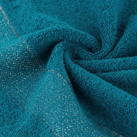 Ręcznik Nessy 30x50 turkusowy ciemny 500 g/m2 frotte bawełniany Eurofirany Ręcznik Nessy 30x50 turkusowy ciemny 500 g/m2 frotte bawełniany Eurofirany
