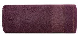 Ręcznik Nessy 70x140 bordowy 500 g/m2 frotte bawełniany Eurofirany