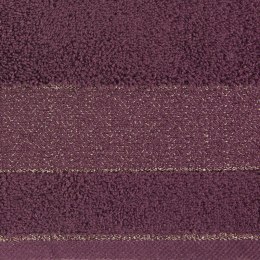 Ręcznik Nessy 70x140 bordowy 500 g/m2 frotte bawełniany Eurofirany