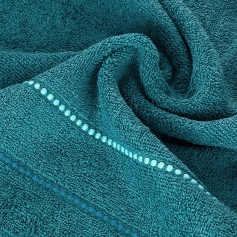 Ręcznik Suzi 30x50 turkusowy ciemny 500 g/m2 frotte bawełniany Eurofirany Ręcznik Suzi 30x50 turkusowy ciemny 500 g/m2 frotte bawełniany Eurofirany