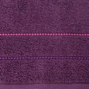 Ręcznik Suzi 50x90 fioletowy 500 g/m2 frotte bawełniany Eurofirany