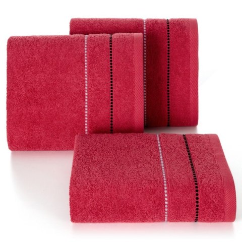 Ręcznik Suzi 70x140 czerwony 500 g/m2 frotte bawełniany Eurofirany Ręcznik Suzi 70x140 czerwony 500 g/m2 frotte bawełniany Eurofirany