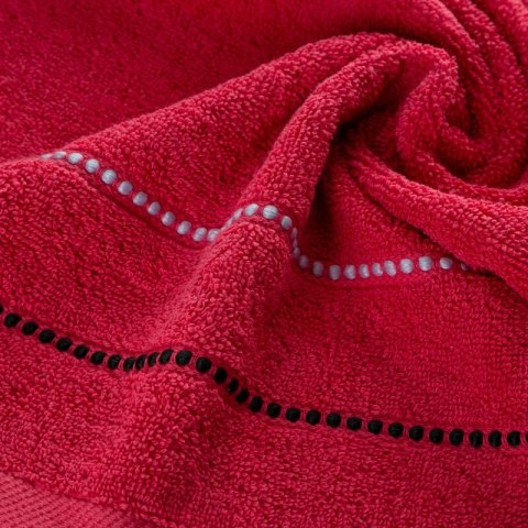 Ręcznik Suzi 70x140 czerwony 500 g/m2 frotte bawełniany Eurofirany Ręcznik Suzi 70x140 czerwony 500 g/m2 frotte bawełniany Eurofirany