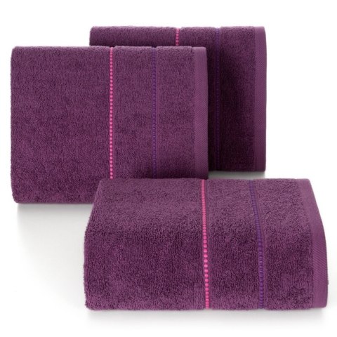 Ręcznik Suzi 70x140 fioletowy 500 g/m2 frotte bawełniany Eurofirany Ręcznik Suzi 70x140 fioletowy 500 g/m2 frotte bawełniany Eurofirany