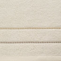 Ręcznik Suzi 70x140 kremowy 500 g/m2 frotte bawełniany Eurofirany