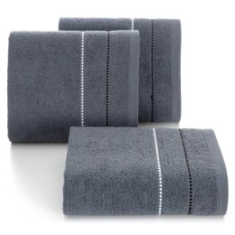 Ręcznik Suzi 70x140 popielaty 500 g/m2 frotte bawełniany Eurofirany