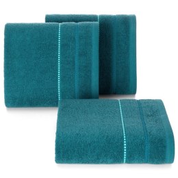 Ręcznik Suzi 70x140 turkusowy ciemny 500 g/m2 frotte bawełniany Eurofirany