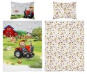 Pościel bawełniana 100x135 4781 B Farma zielona traktor czerwony Mayamoo 70 Pościel bawełniana 100x135 4781 B Farma zielona traktor czerwony Mayamoo 70