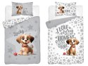 Pościel bawełniana 100x135 4784 A Piesek szara Mayamoo 70 Pościel bawełniana 100x135 4784 A Piesek szara Mayamoo 70