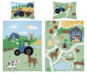 Pościel bawełniana 100x135 4791 B Farma zielona traktor niebiekski Mayamoo 70 Pościel bawełniana 100x135 4791 B Farma zielona traktor niebiekski Mayamoo 70
