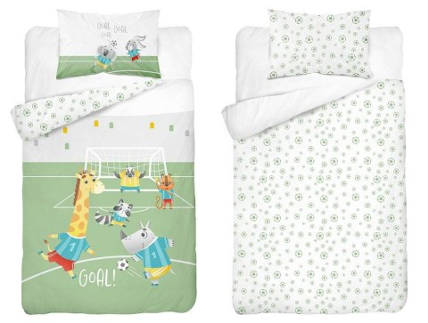 Pościel bawełniana 90x120 4789 A Zwierzęta piłka pistacjowa Mayamoo 70 Pościel bawełniana 90x120 4789 A Zwierzęta piłka pistacjowa Mayamoo 70