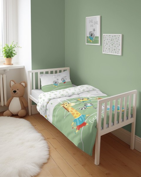 Pościel bawełniana 90x120 4789 A Zwierzęta piłka pistacjowa Mayamoo 70 Pościel bawełniana 90x120 4789 A Zwierzęta piłka pistacjowa Mayamoo 70