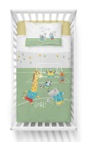 Pościel bawełniana 90x120 4789 A Zwierzęta piłka pistacjowa Mayamoo 70 Pościel bawełniana 90x120 4789 A Zwierzęta piłka pistacjowa Mayamoo 70