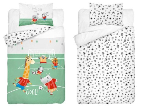 Pościel bawełniana 90x120 4789 B Zwierzęta piłka zielona Mayamoo 70 Pościel bawełniana 90x120 4789 B Zwierzęta piłka zielona Mayamoo 70