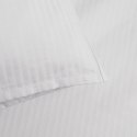 Poszewka hotelowa 70x80 biała adamaszkowa na zakładkę paski 4 mm Poszewka hotelowa 70x80 biała adamaszkowa na zakładkę paski 4 mm