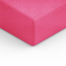 Prześcieradło frotte z gumką 220x200 różowe 20 F24