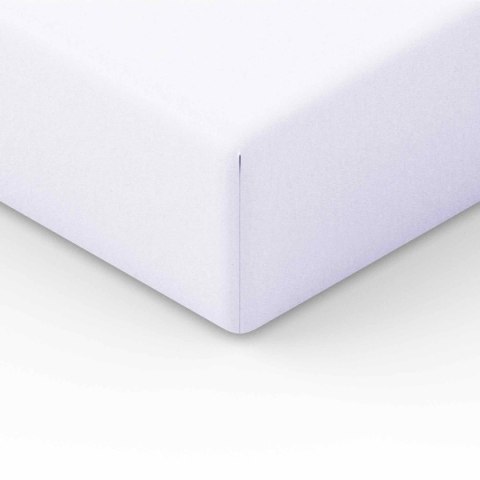 Prześcieradło jersey z gumką 140x200 białe 01 J24 Prześcieradło jersey z gumką 140x200 białe 01 J24