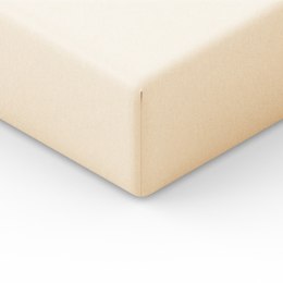 Prześcieradło jersey z gumką 80x160 kremowe 02 J24