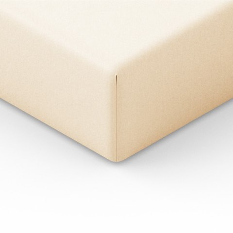 Prześcieradło jersey z gumką 80x160 kremowe 02 J24 Prześcieradło jersey z gumką 80x160 kremowe 02 J24