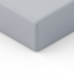 Prześcieradło jersey z gumką 90x200 szare 60 J24