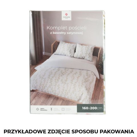 RIMA Komplet pościeli z bawełny satynowej 160x200cm 100069/SAT/000/160200/1 RIMA Komplet pościeli z bawełny satynowej 160x200cm 100069/SAT/000/160200/1