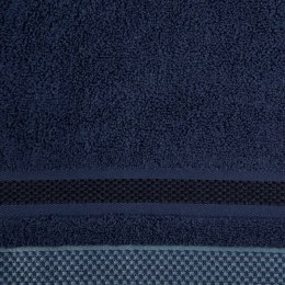 Ręcznik Abbie 100x150 granatowy 500 g/m2 frotte bawełniany Eurofirany