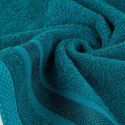 Ręcznik Abbie 100x150 turkusowy 500 g/m2 frotte bawełniany Eurofirany Ręcznik Abbie 100x150 turkusowy 500 g/m2 frotte bawełniany Eurofirany