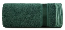 Ręcznik Abbie 100x150 zielony ciemny 500 g/m2 frotte bawełniany Eurofirany