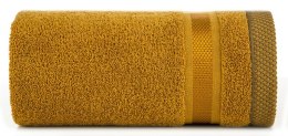 Ręcznik Abbie 100x150 żółty ciemny 500 g/m2 frotte bawełniany Eurofirany