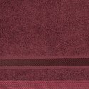 Ręcznik Abbie 40x60 bordowy 500 g/m2 frotte bawełniany Eurofirany Ręcznik Abbie 40x60 bordowy 500 g/m2 frotte bawełniany Eurofirany