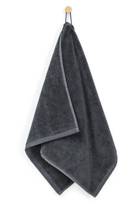 Ręcznik Epitome 40x60 antracytowy z bawełny egipskiej 700 g/m2 Giza 95 Nefretete Ręcznik Epitome 40x60 antracytowy z bawełny egipskiej 700 g/m2 Giza 95 Nefretete