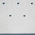 Ręcznik dziecięcy 70x140 Baby 58 biały niebieski Serca 480g/m2 Eurofirany Ręcznik dziecięcy 70x140 Baby 58 biały niebieski Serca 480g/m2 Eurofirany