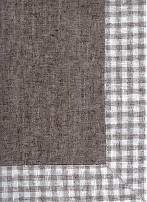 Obrus Berit 40x140 brązowy Eurofirany Obrus Berit 40x140 brązowy Eurofirany