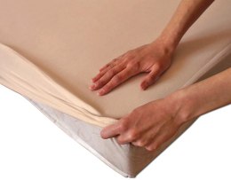 Ochronne prześcieradło z gumką 70x140 beżowe 018 SG Darymex