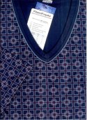 Piżama męska krótka w serek 793 rozmiar 2XL granatowa Luna Piżama męska krótka w serek 793 rozmiar 2XL granatowa Luna