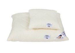 Poduszka antyalergiczna 70x80 Mikrofibra pikowana 1000g kremowa AMZ