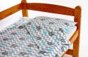 Pościel bawełniana 140x200 wzór 1139E Słonik z niebieską parasolką Nowość Pościel bawełniana 140x200 wzór 1139E Słonik z niebieską parasolką Nowość